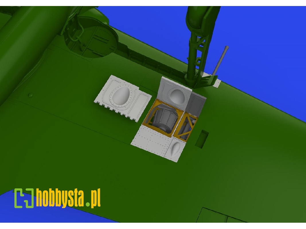 A6M3 gun bays long barrel PRINT 1/48 - EDUARD - image 1