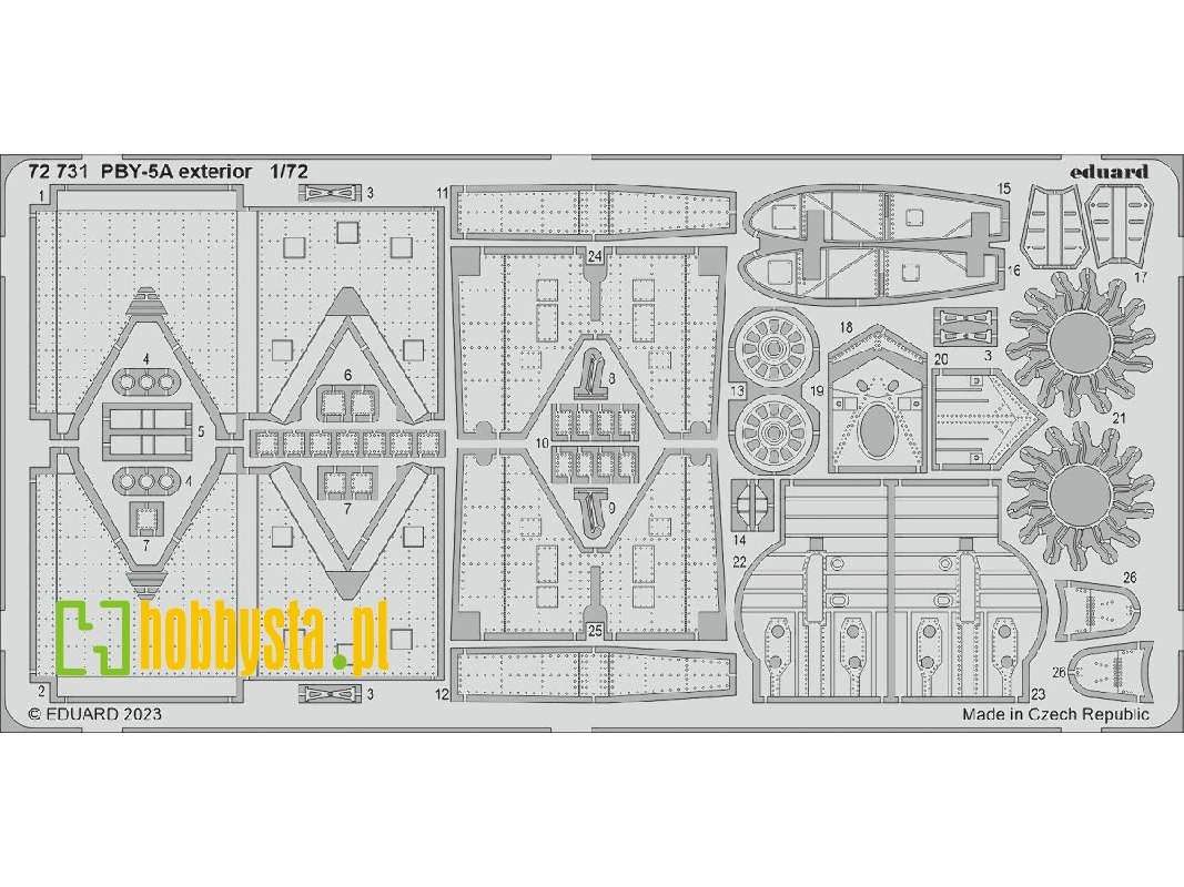 PBY-5A exterior 1/72 - HOBBY 2000 - image 1