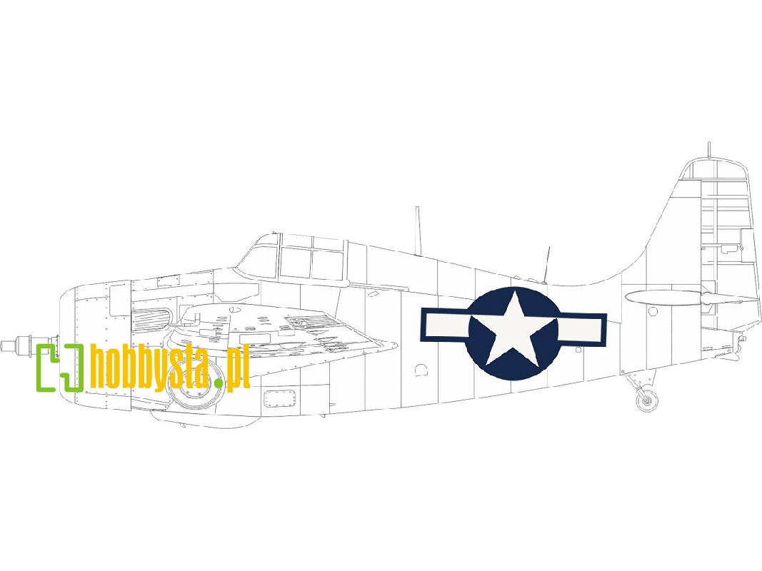 FM-2 US national insignia 1/48 - EDUARD - image 1