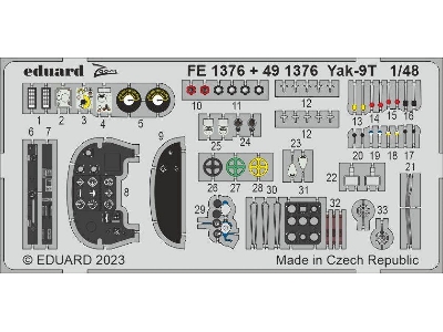 Yak-9T 1/48 - ZVEZDA - image 1