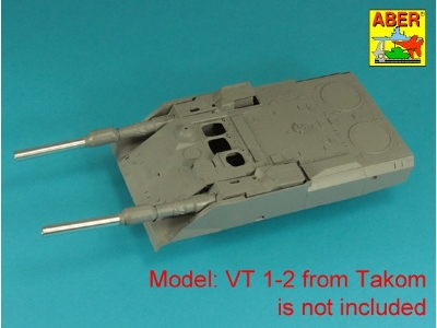 German 120 mm smoothbore twogun barrels for VT 1-2 prototype tank - image 3