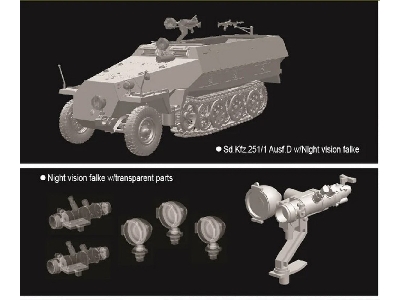 Sd.Kfz.251/1 Ausf.D w/Night Vision Falke - image 3