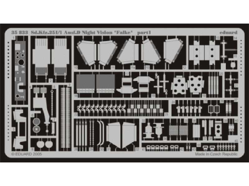 Sd. Kfz.251/1 Ausf. D Night Vision - Falke 1/35 - Dragon - image 1