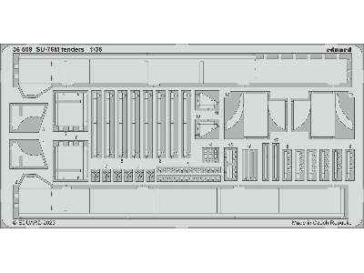 SU-76M fenders 1/35 - ZVEZDA - image 1