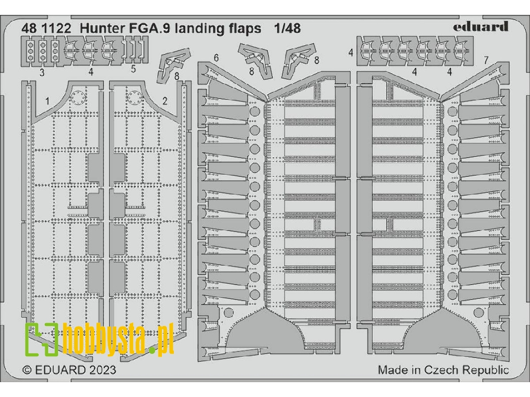 Hunter FGA.9 landing flaps 1/48 - AIRFIX - image 1