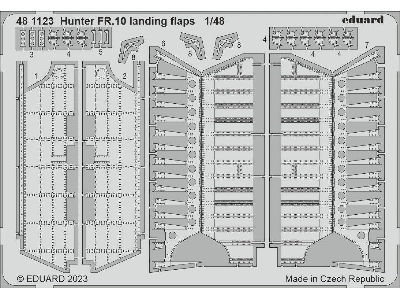 Hunter FR.10 landing flaps 1/48 - AIRFIX - image 1
