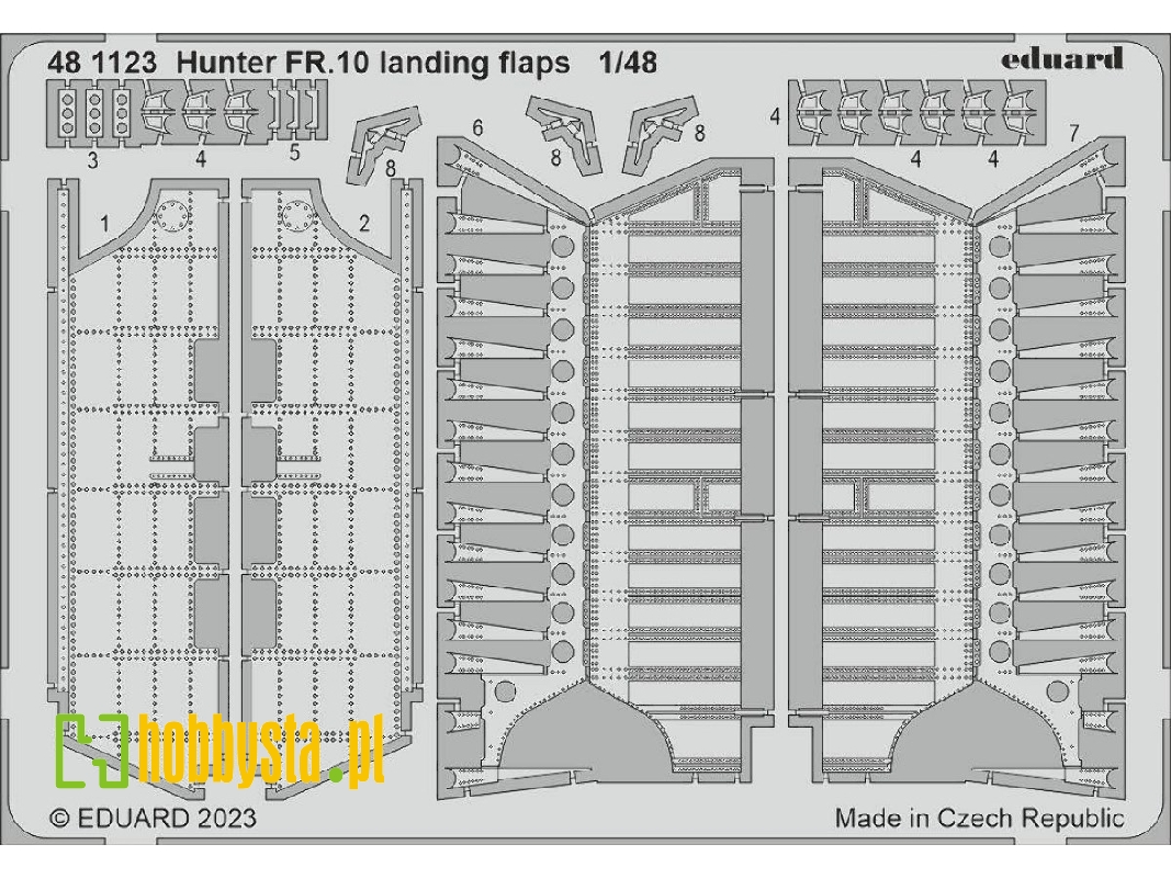 Hunter FR.10 landing flaps 1/48 - AIRFIX - image 1