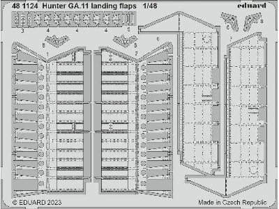 Hunter GA.11 landing flaps 1/48 - AIRFIX - image 1
