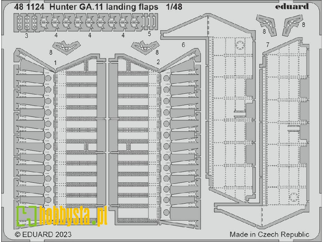 Hunter GA.11 landing flaps 1/48 - AIRFIX - image 1