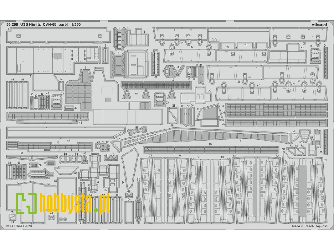 USS Nimitz CVN-68 part 4 1/350 - TRUMPETER - image 1