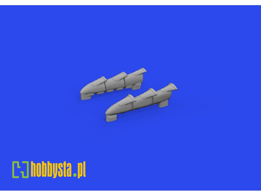 Hurricane Mk. II exhaust fishtail PRINT 1/48 - ARMA HOBBY - image 1 Hurricane Mk. II exhaust fishtail PRINT 1/48 - ARMA HOBBY - image 1