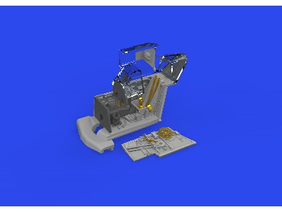 Bf 109F cockpit w/  early seat PRINT 1/72 - EDUARD - image 1