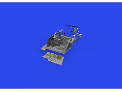 Bf 109F cockpit w/  early seat PRINT 1/72 - EDUARD - image 3