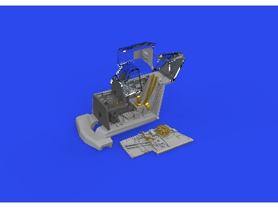 Bf 109F cockpit w/  early seat PRINT 1/72 - EDUARD - image 6