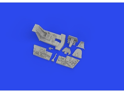 Bf 109F cockpit w/  early seat PRINT 1/72 - EDUARD - image 8