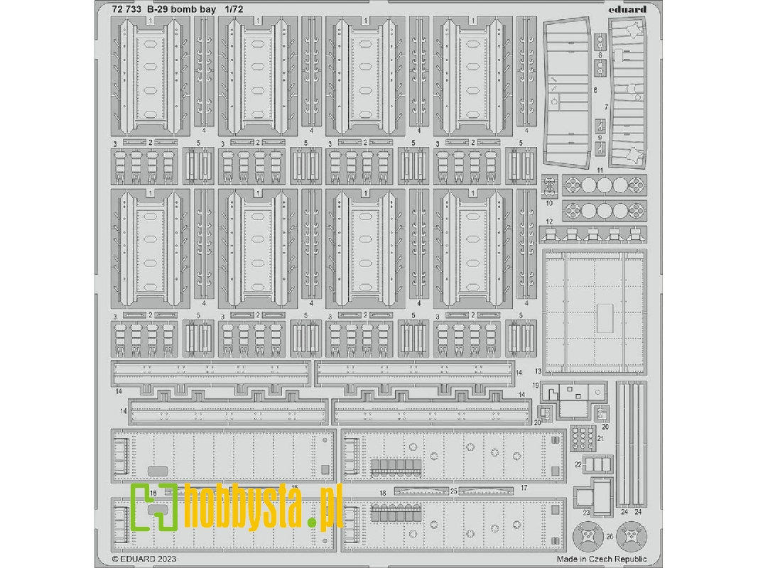 B-29 bomb bay 1/72 - HOBBY 2000 - image 1
