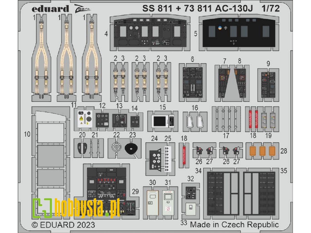 AC-130J interior 1/72 - ZVEZDA - image 1