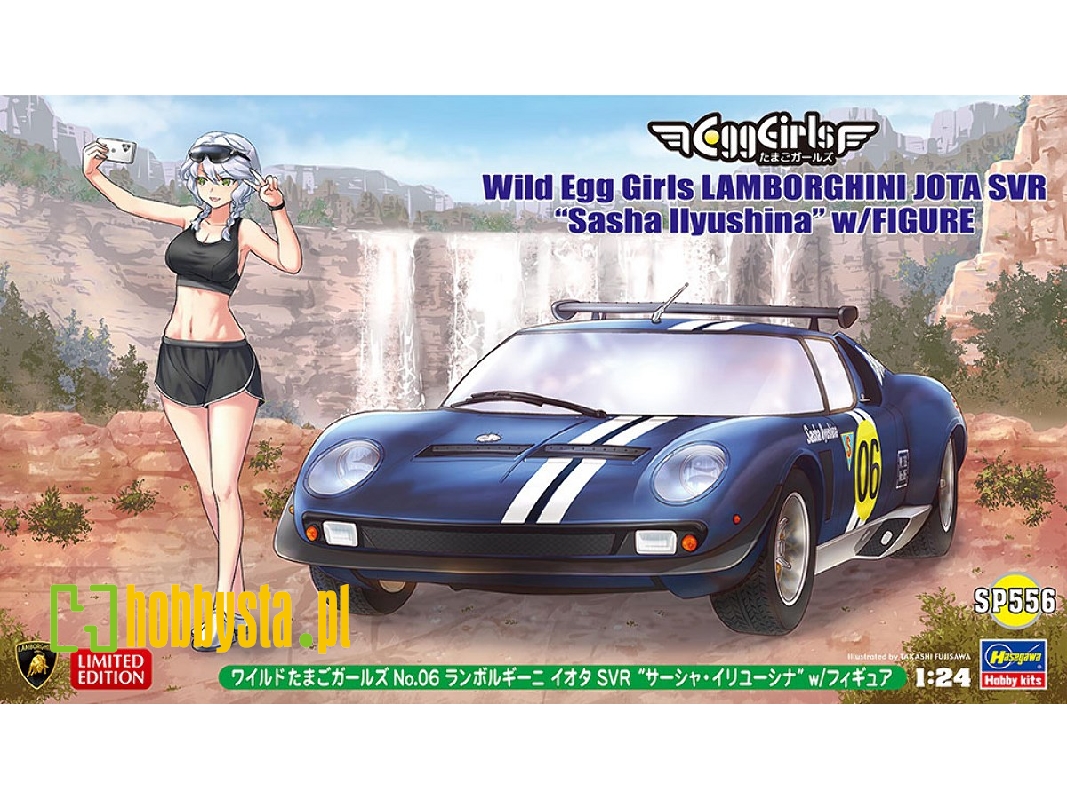 Wild Egg Girls No. 06 Lamborghini Jota Svr 'sasha Ilyushina' With Figure - image 1