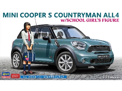 Mini Cooper S Countryman All4 With School Girl's Figure - image 1