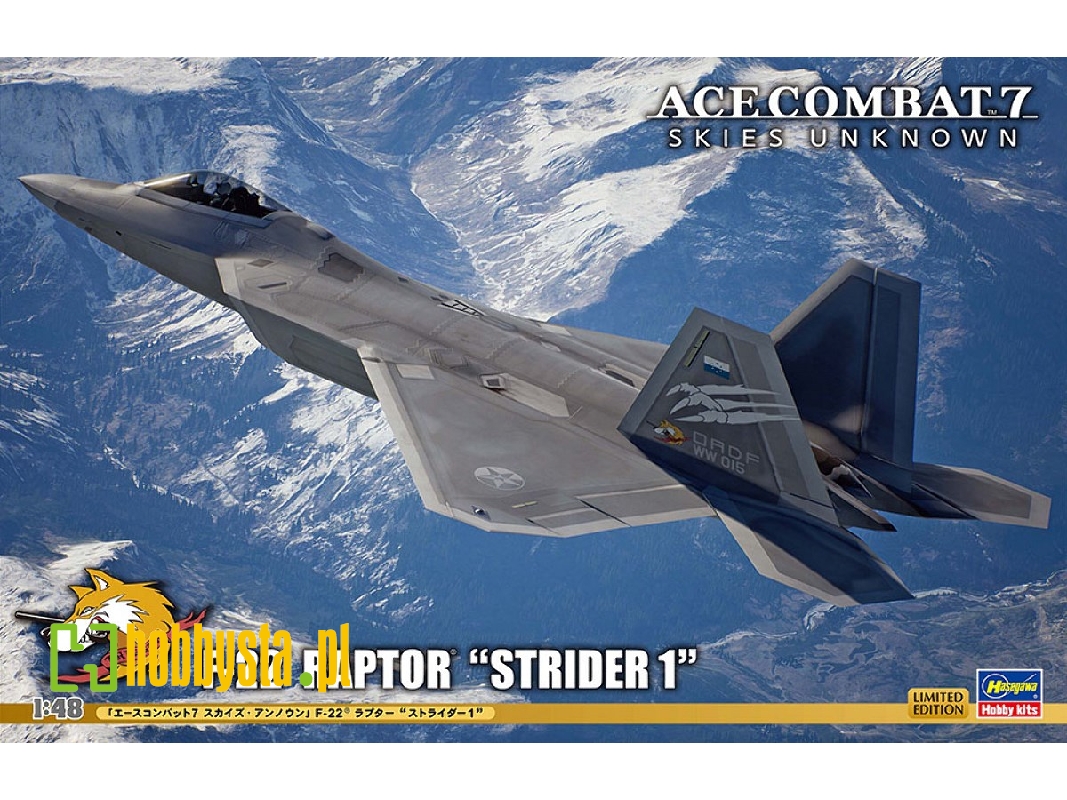 Ace Combat 7 Skies Unknown F-22 Raptor 'strider 1' - image 1