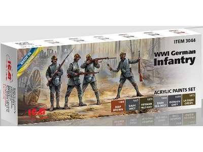 Acrylic Paint Set For WWI German Infantry - image 1