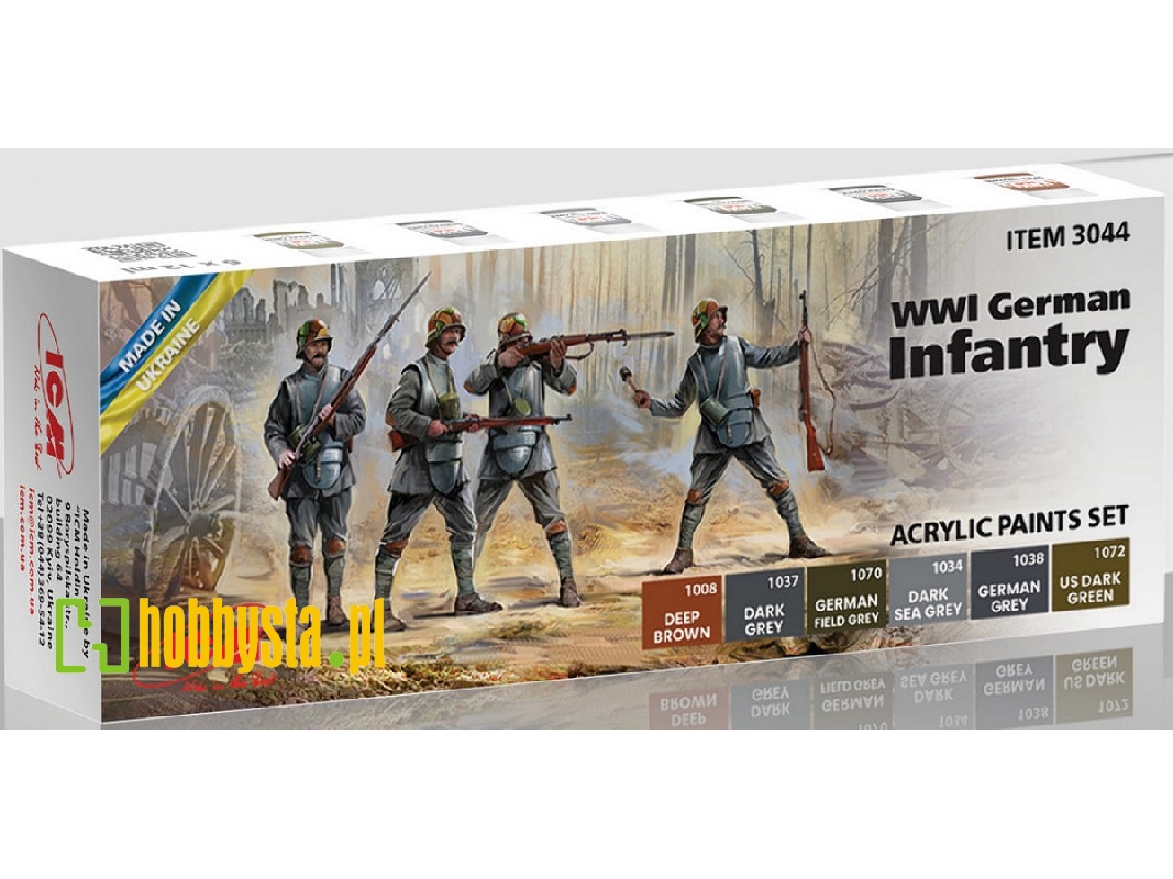 Acrylic Paint Set For WWI German Infantry - image 1