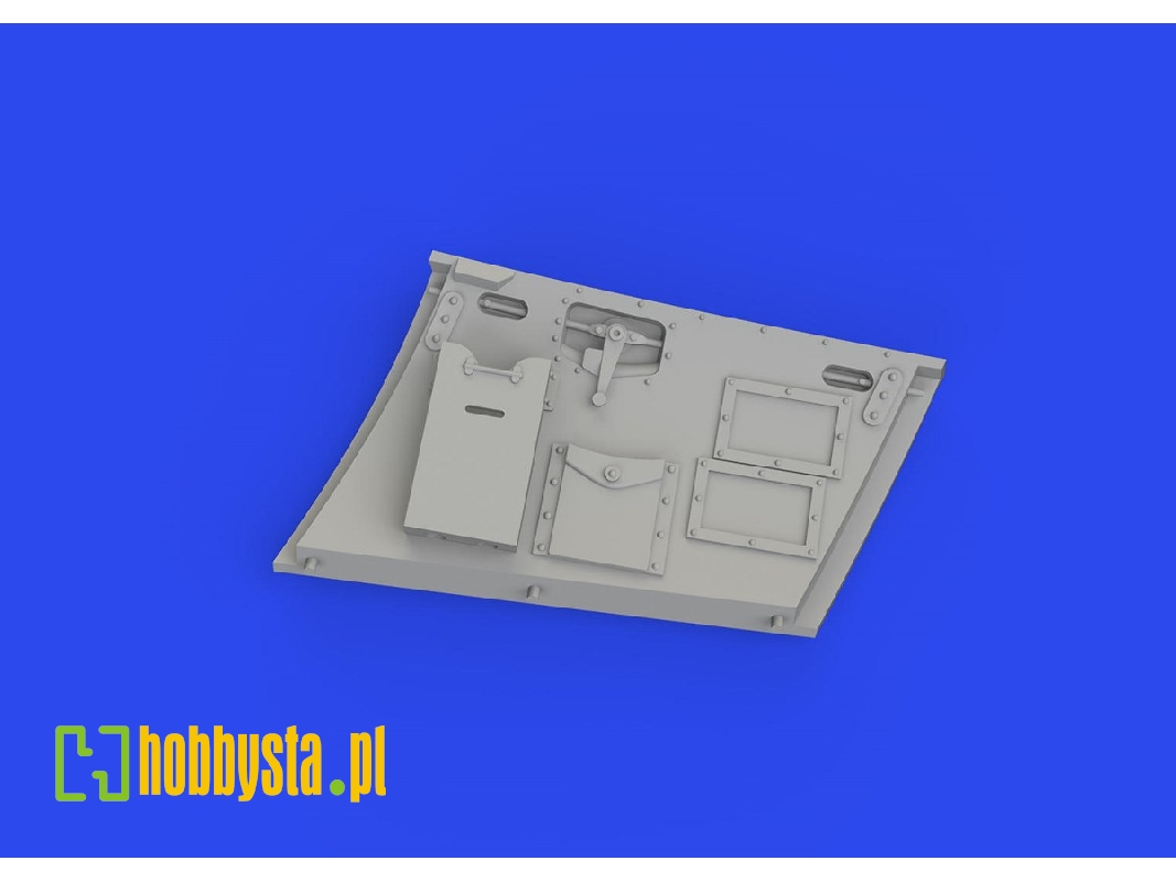 Hurricane Mk. II cockpit door PRINT 1/48 - ARMA HOBBY - image 1