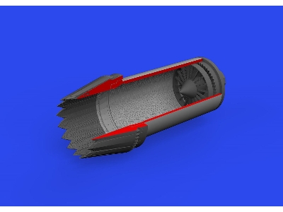 F-35A exhaust nozzle PRINT 1/72 - TAMIYA - image 1