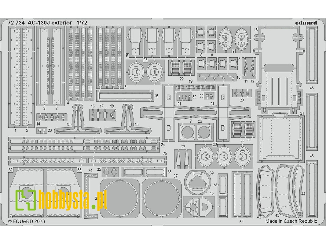 AC-130J exterior 1/72 - ZVEZDA - image 1