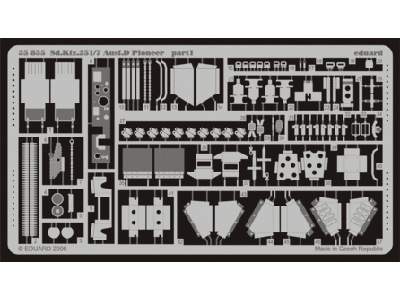 SCALE 1/35 FOR TAMIYA PE parts  for  Sd.Kfz.250/9 EDUARD 35409 