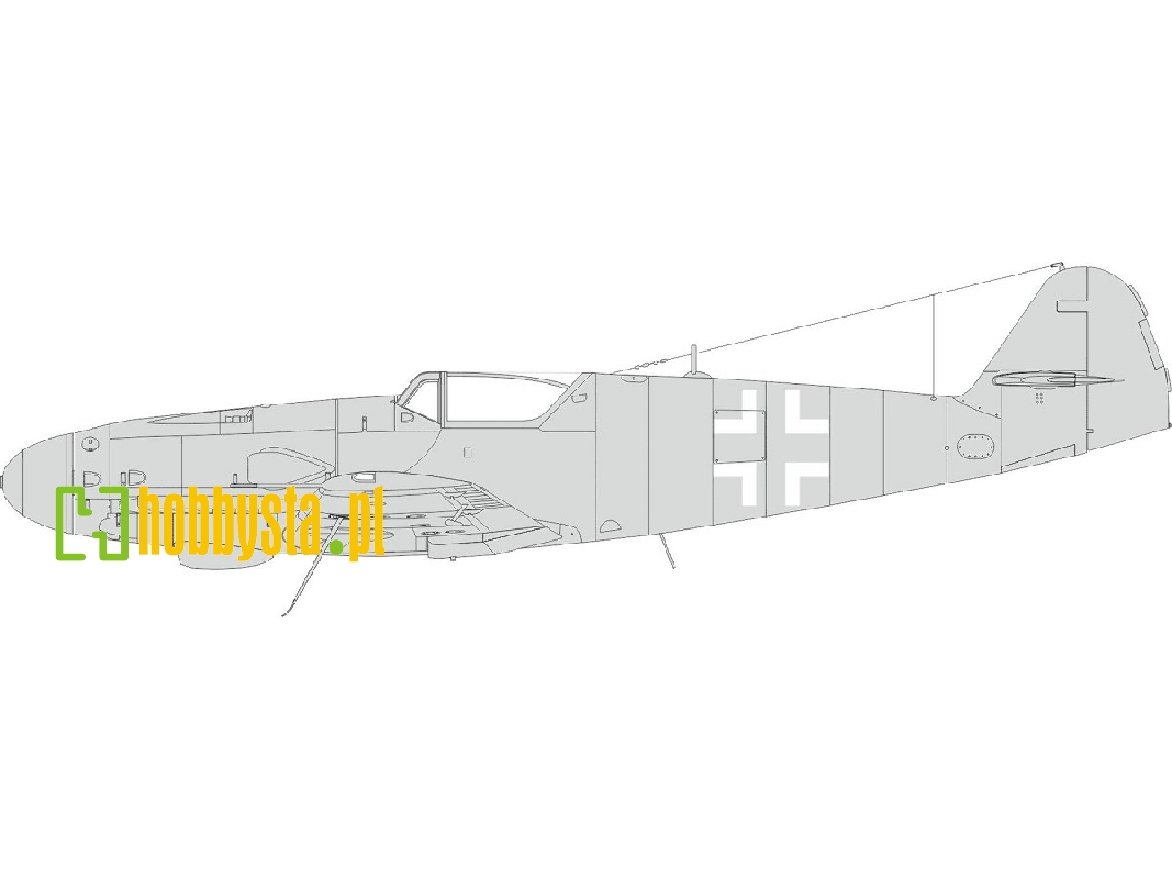 Bf 109K national insignia 1/48 - EDUARD - image 1