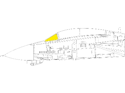 F-14B windshield TFace 1/48 - GREAT WALL HOBBY - image 1