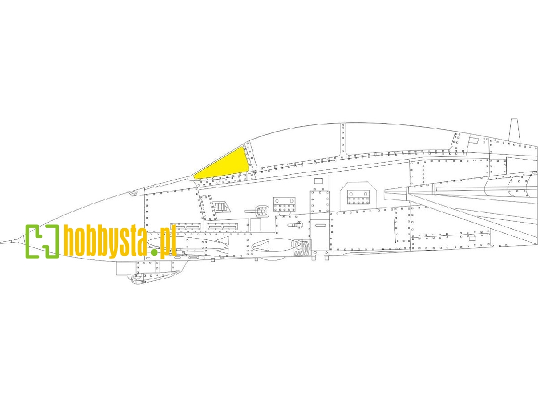 F-14B windshield TFace 1/48 - GREAT WALL HOBBY - image 1