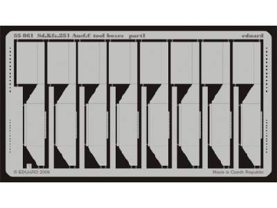 Sd. Kfz.251 Ausf. C tool boxes 1/35 - Dragon - image 1