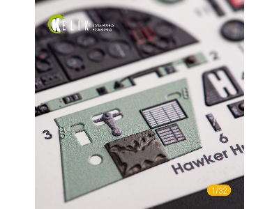 Hawker Hurricane Mk.Iib - Interior 3d Decal For Revell Kit - image 3