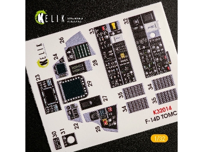 F-14d Super Tomcat - Interior 3d Decal For Trumpeter Kit - image 4