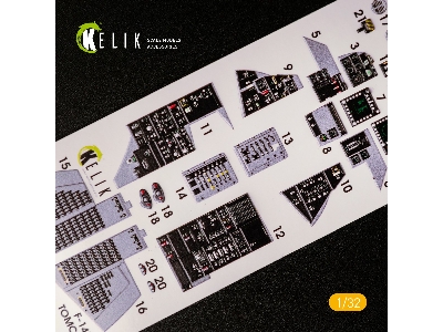F-14d Super Tomcat - Interior 3d Decal For Trumpeter Kit - image 5