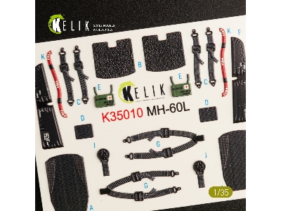 Mh-60l Black Hawk Interior 3d Decals For Kitty Hawk Kit - image 4