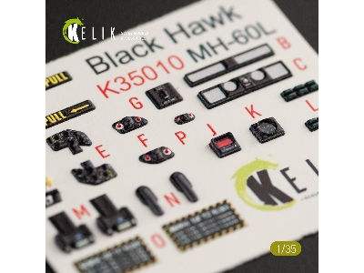 Mh-60l Black Hawk Interior 3d Decals For Kitty Hawk Kit - image 9