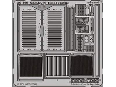 Sd. Kfz.7/1 (late) engine 1/35 - Trumpeter - image 1