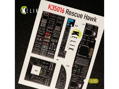 Hh-60h Rescue Hawk Interior 3d Decals For Kitty Hawk Kit - image 4