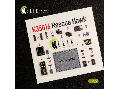 Hh-60h Rescue Hawk Interior 3d Decals For Kitty Hawk Kit - image 5