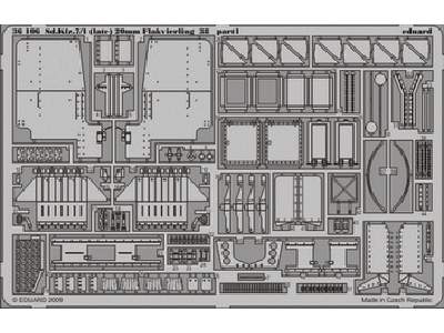 Sd. Kfz.7/1 (late) Flak 38 20mm 1/35 - Trumpeter - image 1