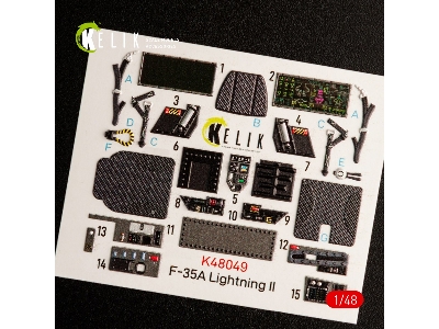 F-35a Lightning Ii Interior 3d Decals For Meng Kit - image 4