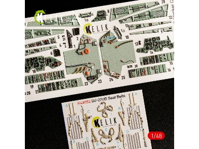 Su-27ub Flanker Interior 3d Decals For Gwh Kit - image 1