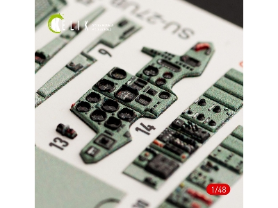 Su-27ub Flanker Interior 3d Decals For Gwh Kit - image 7