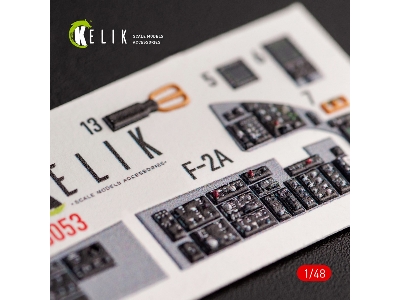 Jasdf F-2a Interior 3d Decals For Hasegawa Kit - image 3