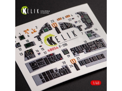 Jasdf F-2b Interior 3d Decals For Hasegawa Kit - image 3