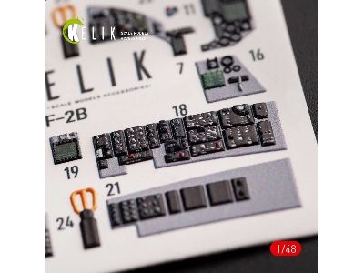 Jasdf F-2b Interior 3d Decals For Hasegawa Kit - image 6