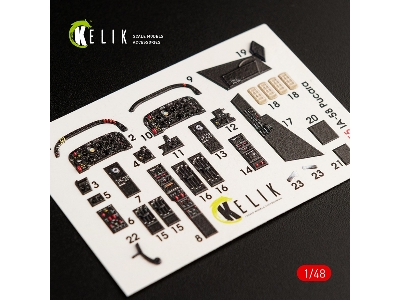 Ia-58 Pucara Interior 3d Decals For Kinetic Kit - image 2